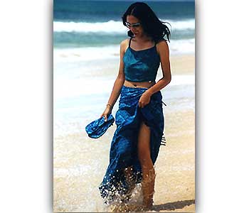 Butterfly Sarong and Sandal