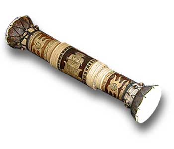 Drum Bamboo Double Special Carving