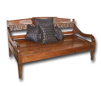 Bench With Carving