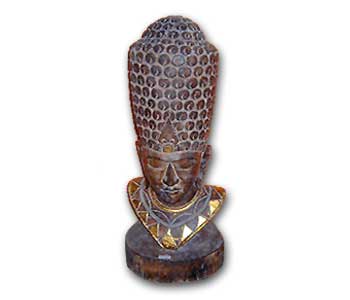 Head Lady Budha Wood