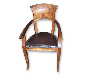 Italy Chair Arm Leather