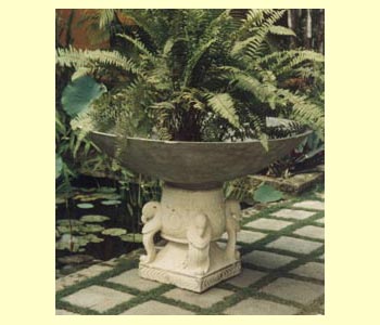 Indian Pedestal with GRC Pot