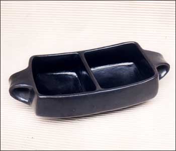 Black Terracotta Bowl-rectangular