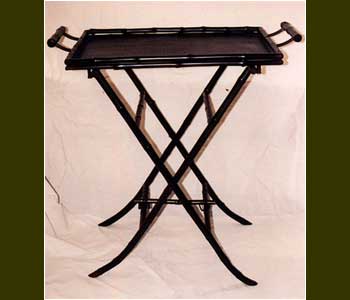 Chinoise Bamboo Standing Tray