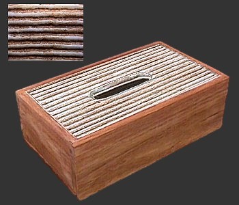 Relief Ceramic Tissue Box 22x12 cm