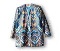 Gold Painted Ikat Jacket