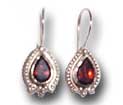 Garnet Earring