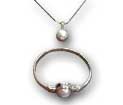 Set Bracelet and Necklace Pearl