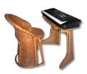 Rattan Piano Chair and Table