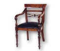 Raffless Cross Armed Chair