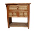 Three doors Bamboo Phone Table