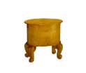 Oval 3D End Table