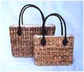 Waterhyacinth Bag Full with leather handle